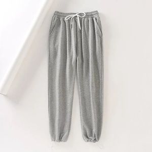 Gray casual drawstring Joggers